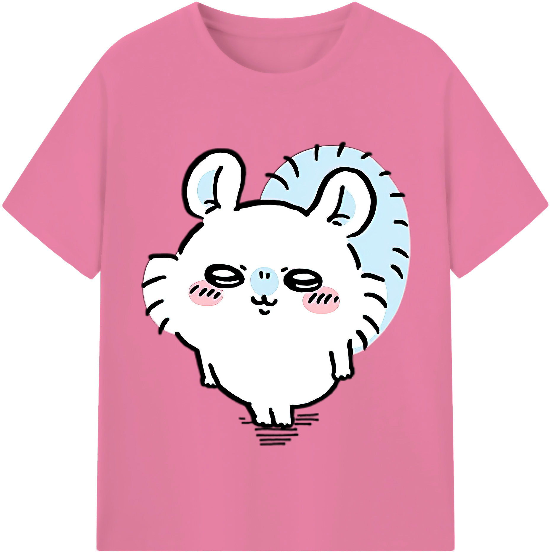 （画像用） ちいかわ モモンガ Chii-kawa Momonga 綿100％半袖Tシャツ（フロントプリント）